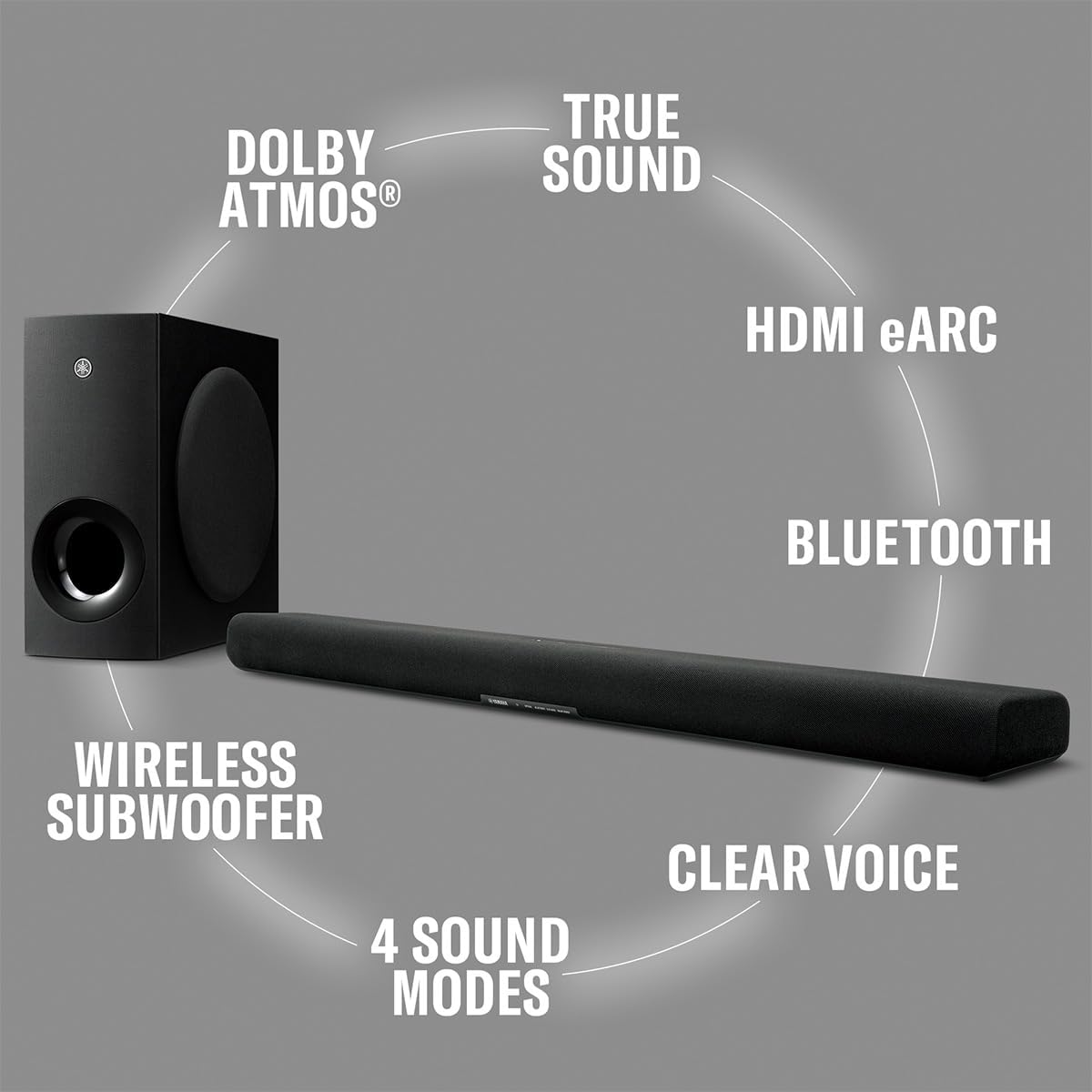 Yamaha SR - B40A Dolby Atmos Sound Bar with Wireless Subwoofer - electronicsexpo.com - Soundbars