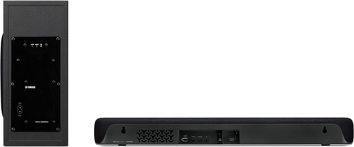 Yamaha SR - C30A Compact Sound Bar with Wireless Subwoofer and Bluetooth Black (Open Box) - electronicsexpo.com - Soundbars