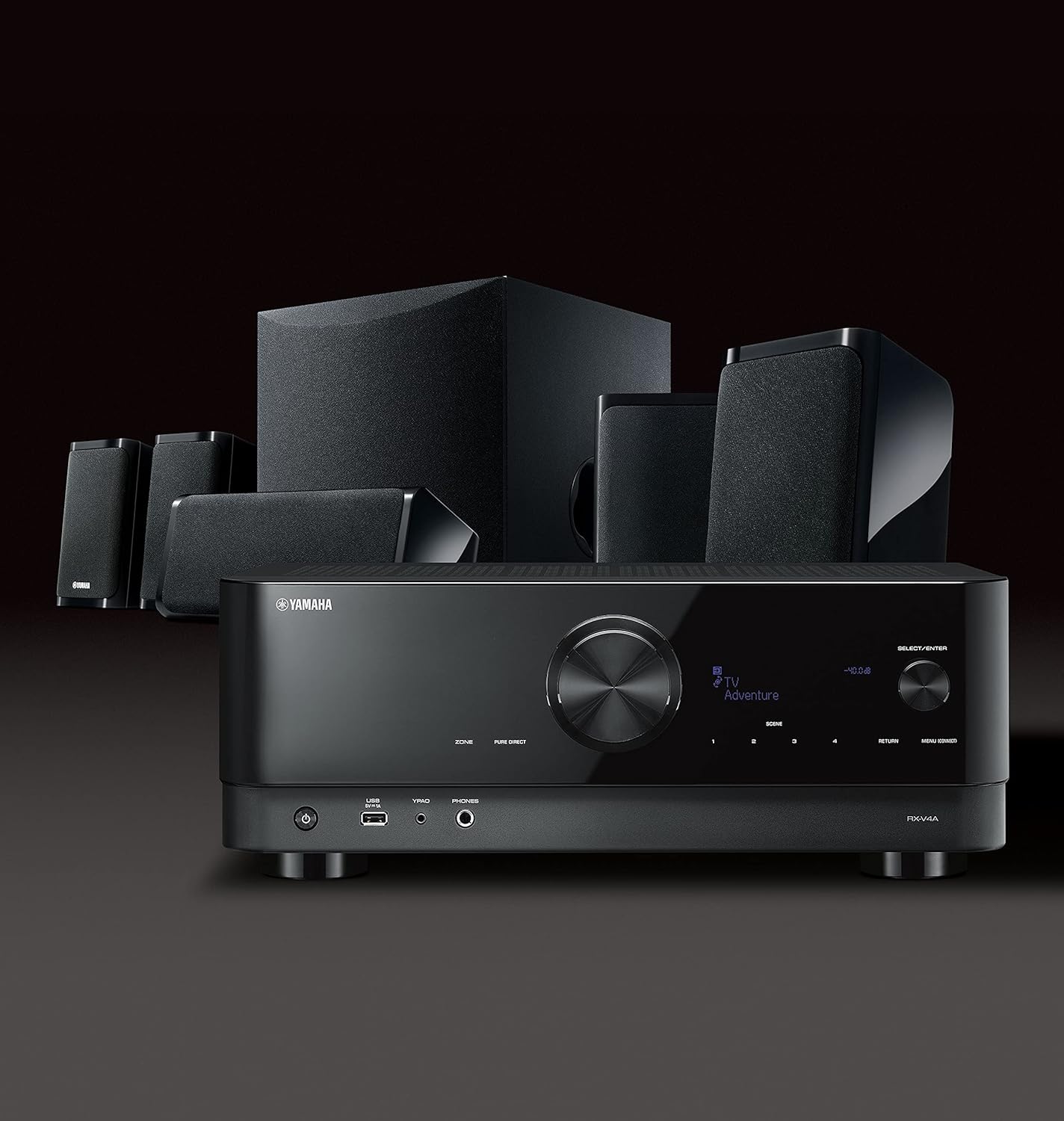 Yamaha YHT - 5960U Home Theater System with 8K HDMI and MusicCast - electronicsexpo.com - Home Theater Systems & Packages