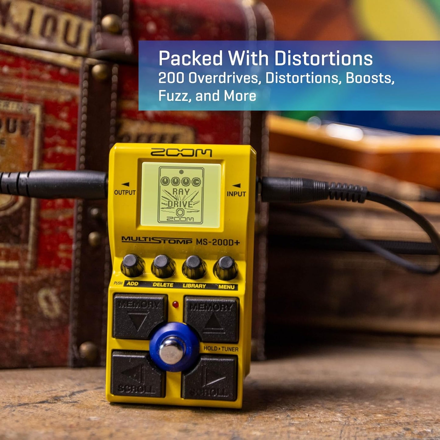 Zoom MS - 200D+ MultiStomp Guitar Effects Pedal - electronicsexpo.com - Guitar Pedals & Effects