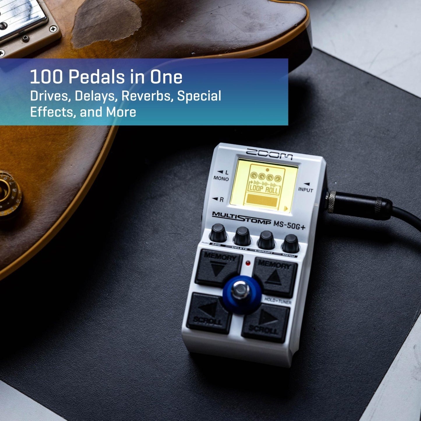 Zoom MS - 50G+ MultiStomp Guitar Effects Pedal - electronicsexpo.com - Guitar Pedals & Effects