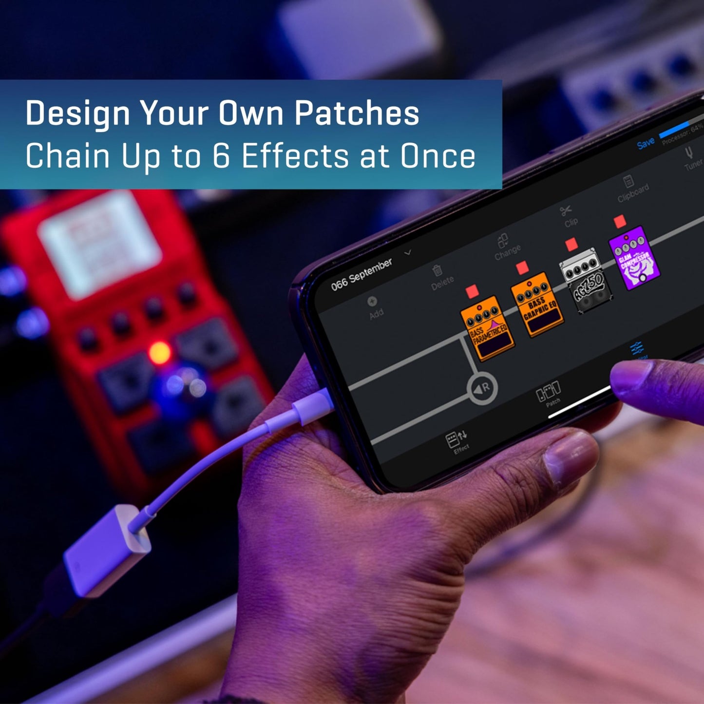 Zoom MS - 60B+ MultiStomp Bass Effects Pedal - electronicsexpo.com - Guitar Pedals & Effects