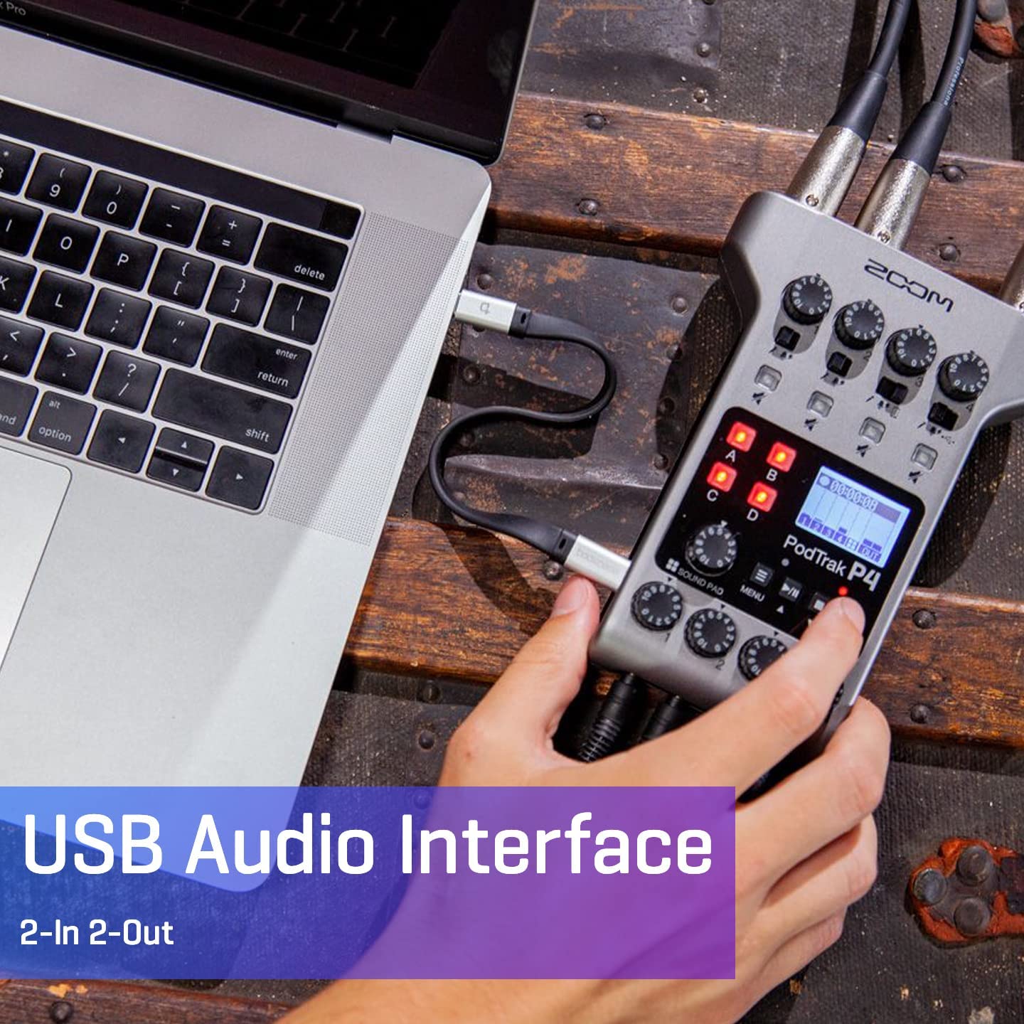 Zoom PodTrak P4 Portable Multitrack Podcast Recorder - electronicsexpo.com - Audio Interfaces