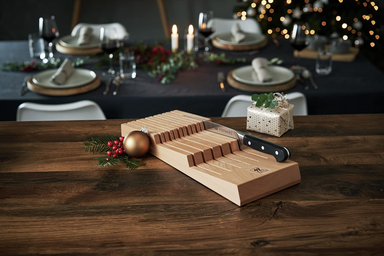 Zwilling drawer Knife Organizer, 12 slot, Natural - electronicsexpo.com - Knife Blocks