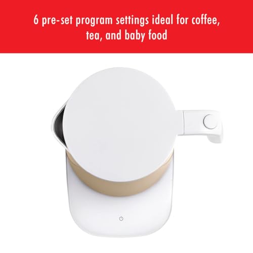 ZWILLING Enfinigy 1.56 - qt Cool Touch Electric Kettle Pro, Cordless Tea Kettle, Gold - electronicsexpo.com - Electric Kettles
