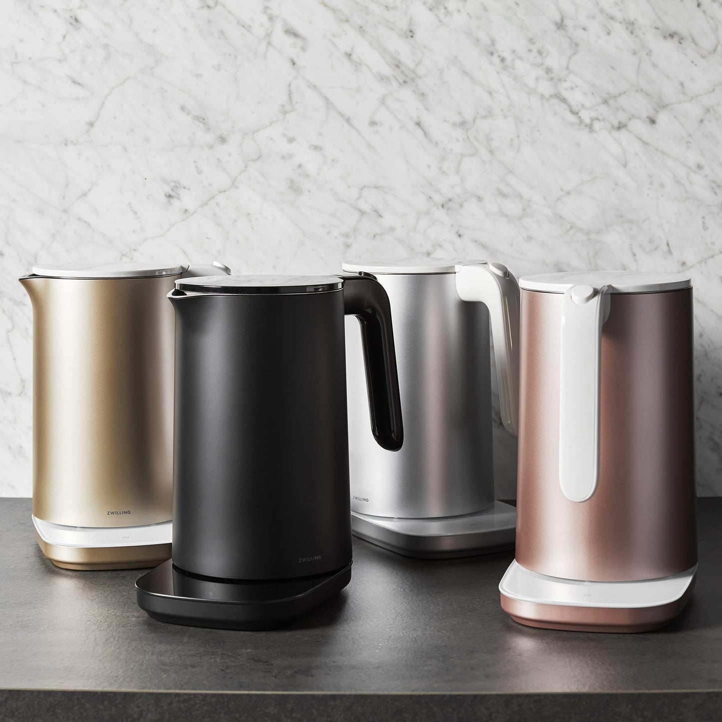 ZWILLING Enfinigy 1.56 - qt Cool Touch Stainless Steel Electric Kettle Pro, Tea Kettle, Rose - electronicsexpo.com - Electric Kettles