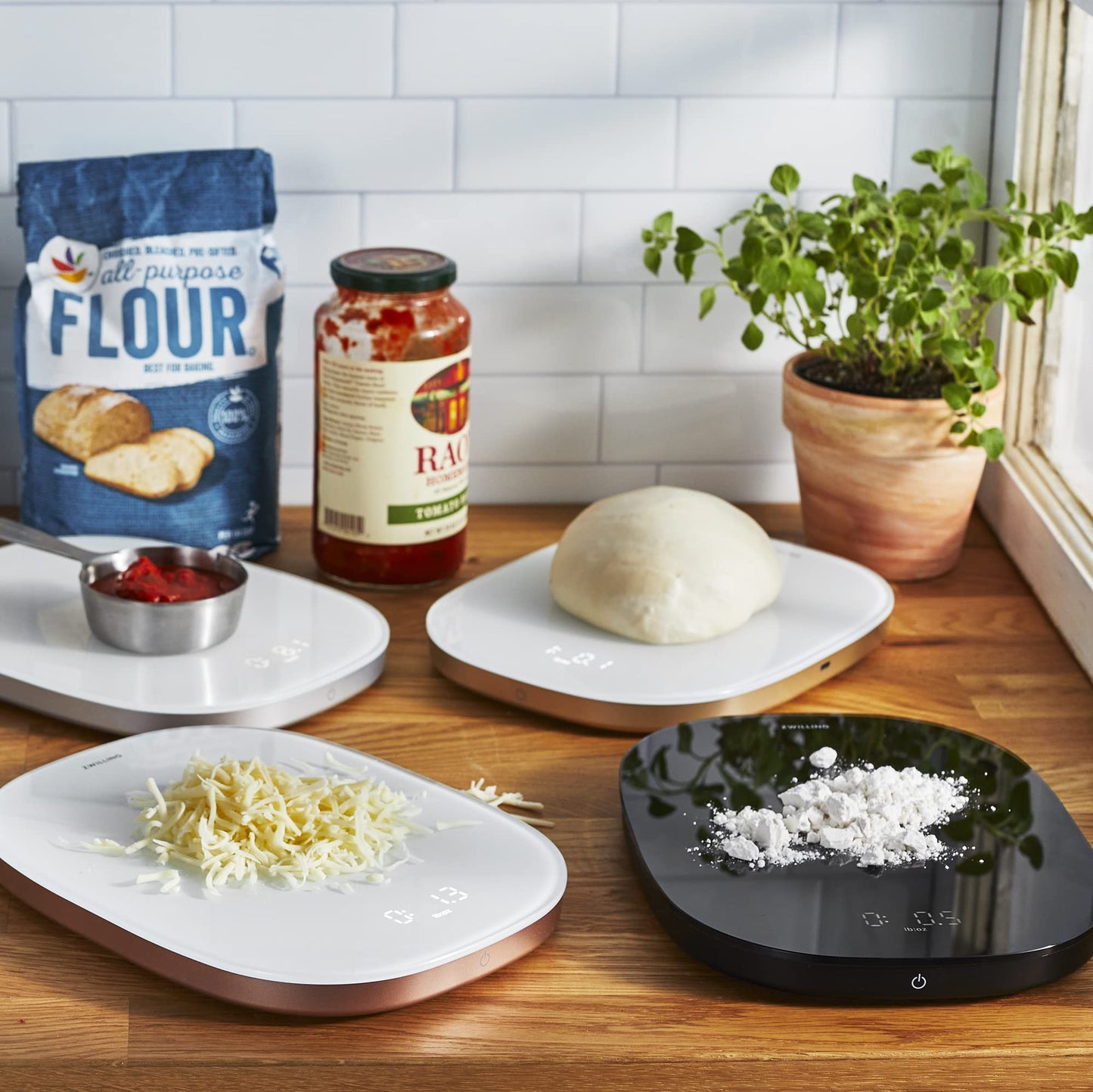 ZWILLING Enfinigy Digital Kitchen Scale, 22 lb Capacity, Measures in Grams & Ounces (Black) - electronicsexpo.com - Food Scales