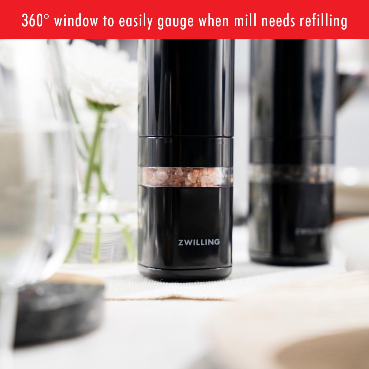 ZWILLING Enfinigy Electric Salt/Pepper Mill - electronicsexpo.com - Electric Grinders
