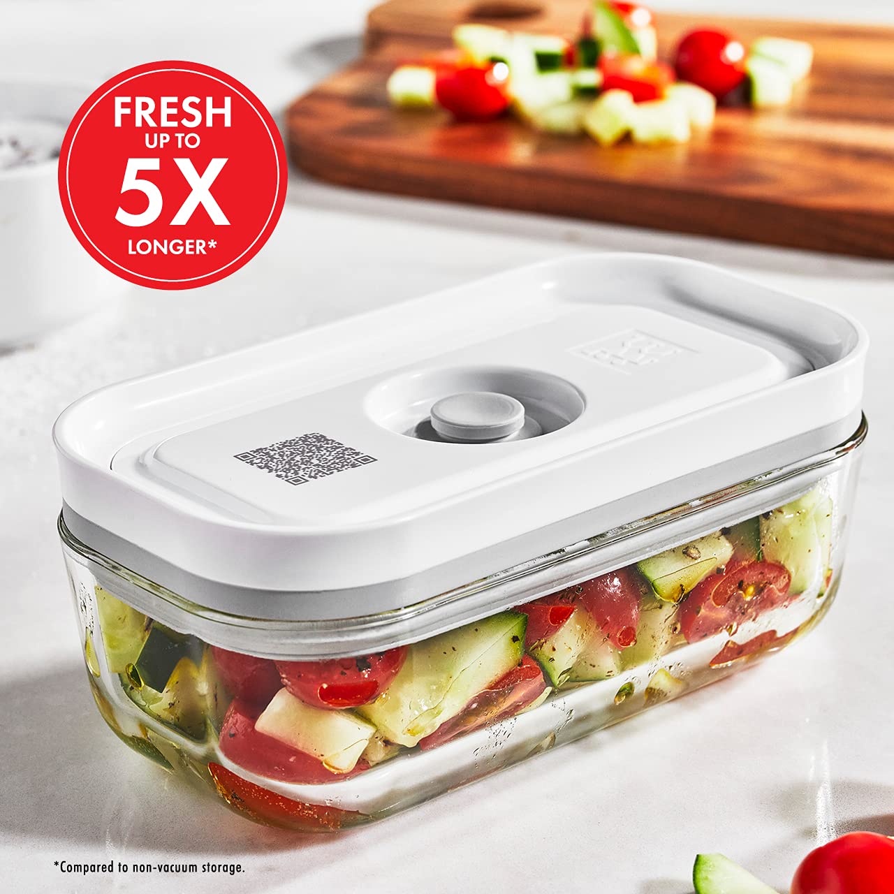 ZWILLING Fresh & Save 2 - Piece Small Glass Airtight Food Storage Container, Meal Prep Container - electronicsexpo.com - Food Storage Containers