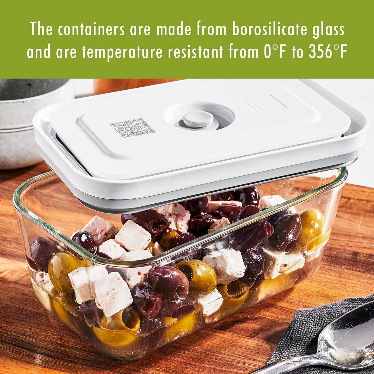 Zwilling Fresh & Save 3 - pc Glass Storage Containers with Lids - electronicsexpo.com - Food Storage Containers