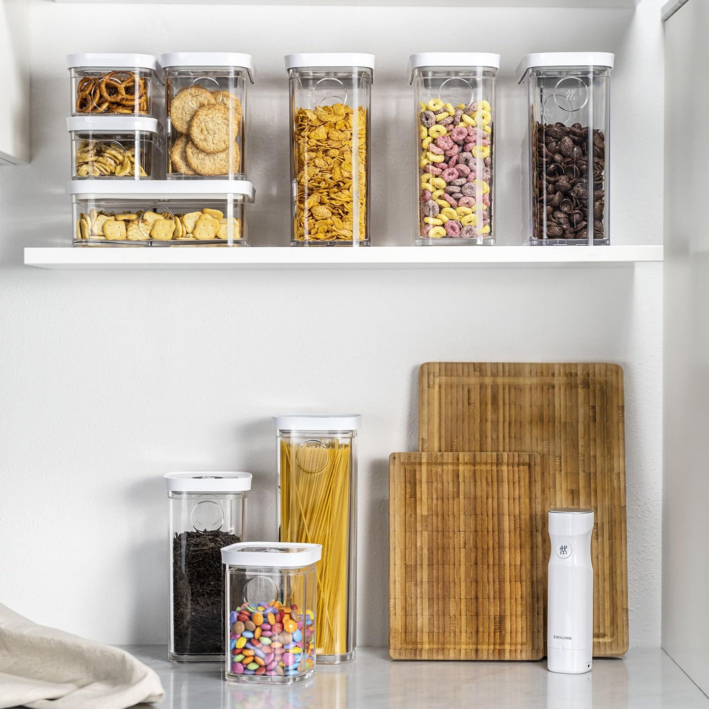ZWILLING Fresh & Save CUBE Storage Organizer 6 - Piece, S, Pantry Organizers - electronicsexpo.com - Food Storage Containers