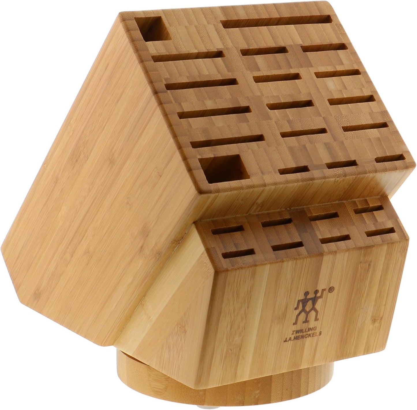 ZWILLING J.A. Henckels 26 - Slot Bamboo Swivel Knife Block - electronicsexpo.com - Knife Blocks