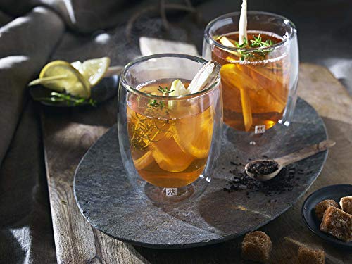 ZWILLING Sorrento 2 - pc Double - Wall Glass Coffee Cup Set - electronicsexpo.com - Coffee Mugs