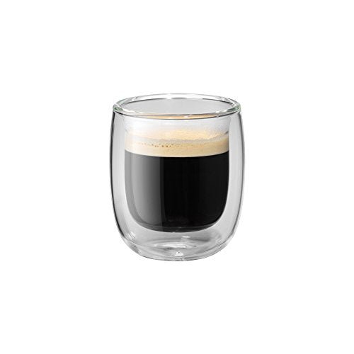ZWILLING Sorrento 2 - pc Double - Wall Glass Espresso Cup Set - electronicsexpo.com - Coffee Mugs