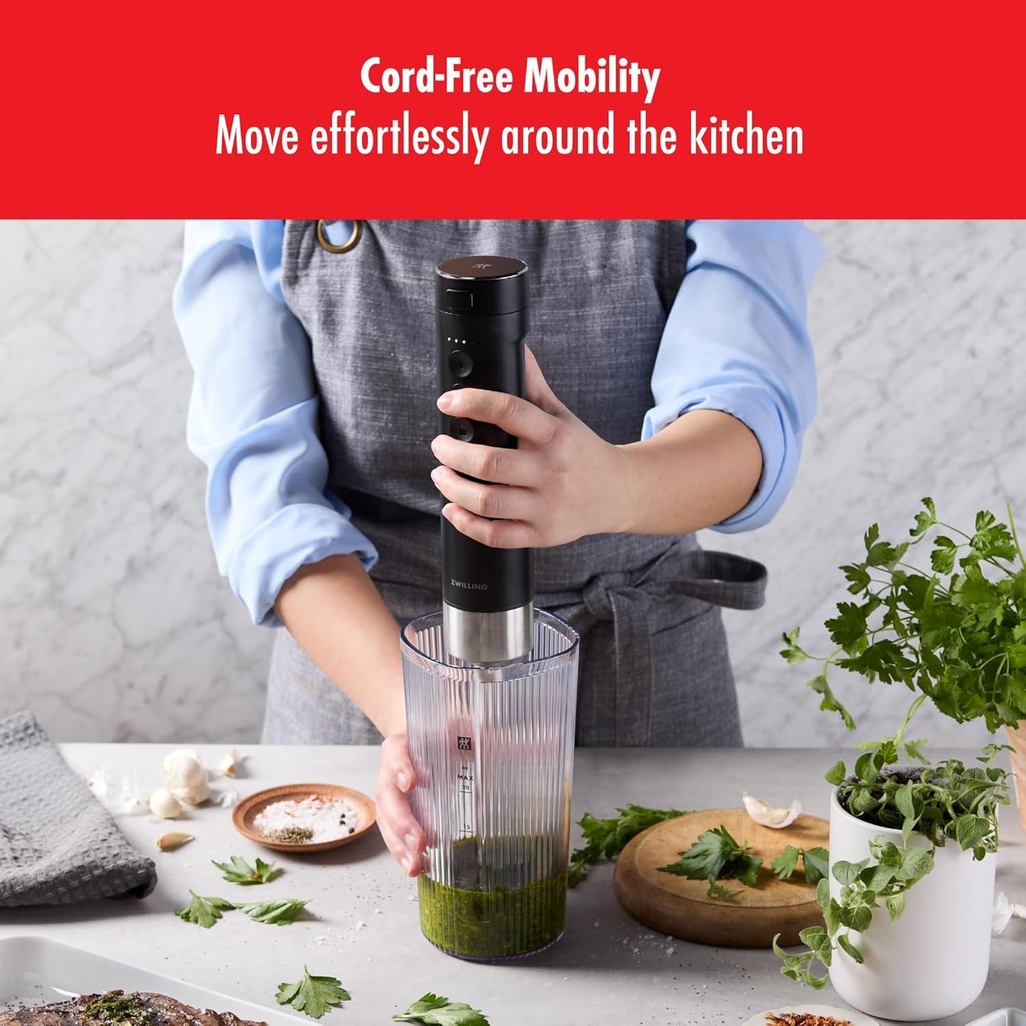 Zwilling Xtend Immersion Blender and Accessory 2 - pc Set - electronicsexpo.com - Immersion Blenders