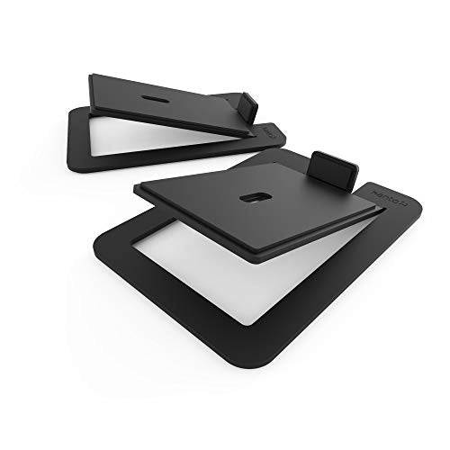 Kanto S6 Desktop Speaker Stands for Large Speakers, Black (Pair) - Speaker Stands - electronicsexpo.com