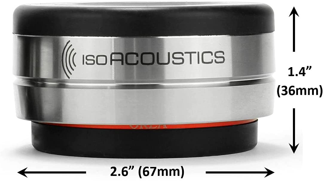 IsoAcoustics Orea Series Audio Equipment Isolators (Bordeaux - 32 lbs Max/pc) - Misc - electronicsexpo.com