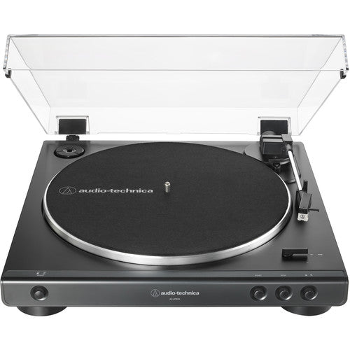 Audio - Technica ATLP60X Stereo Turntable Black (Certified Refurbished) - electronicsexpo.com - Turntables