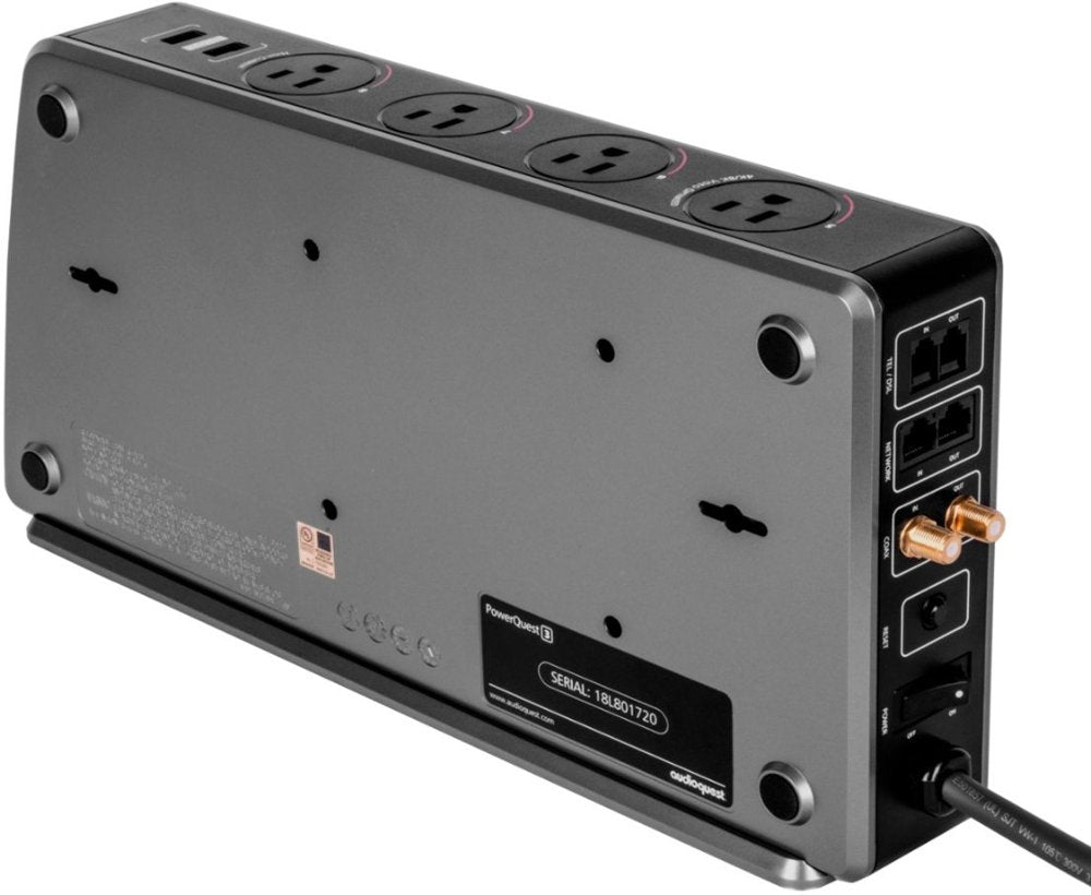 AudioQuest PowerQuest 3 8 - Outlet Power Conditioner & Non - Sacrificial Surge Protector - electronicsexpo.com - Power Protection