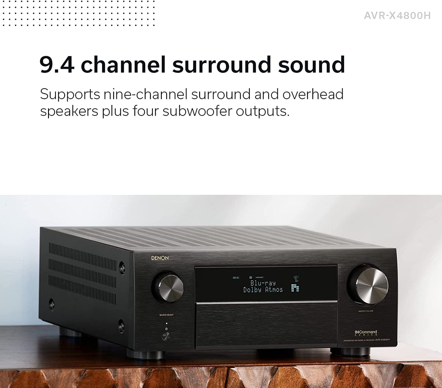 Denon AVR - X4800H 9.4 - Channel Home Theater Receiver - electronicsexpo.com - Home Theater Receivers