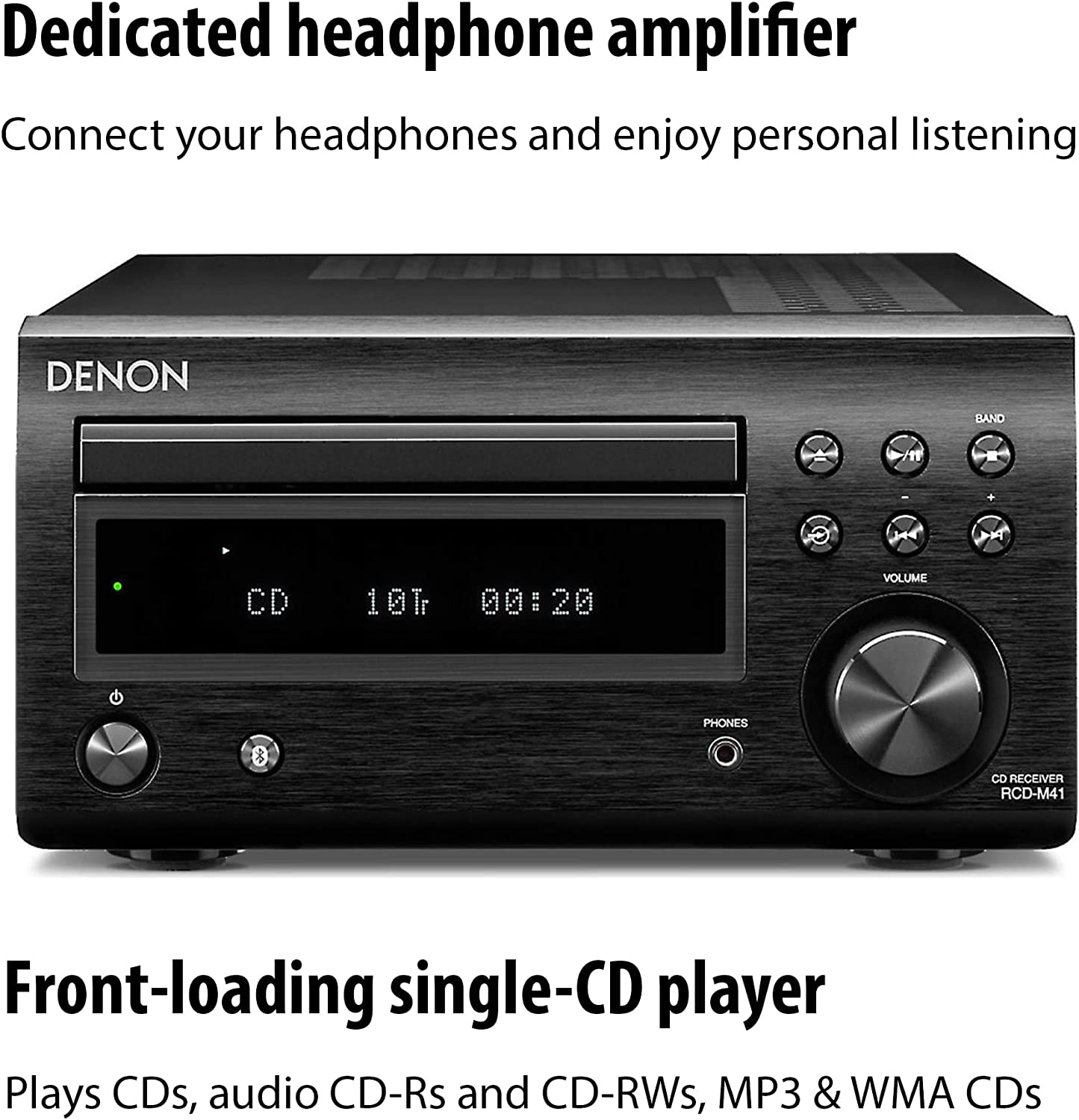 Denon D - M41 Home Theater Mini Amplifier and Bookshelf Speaker (Pair) - electronicsexpo.com - Mini System