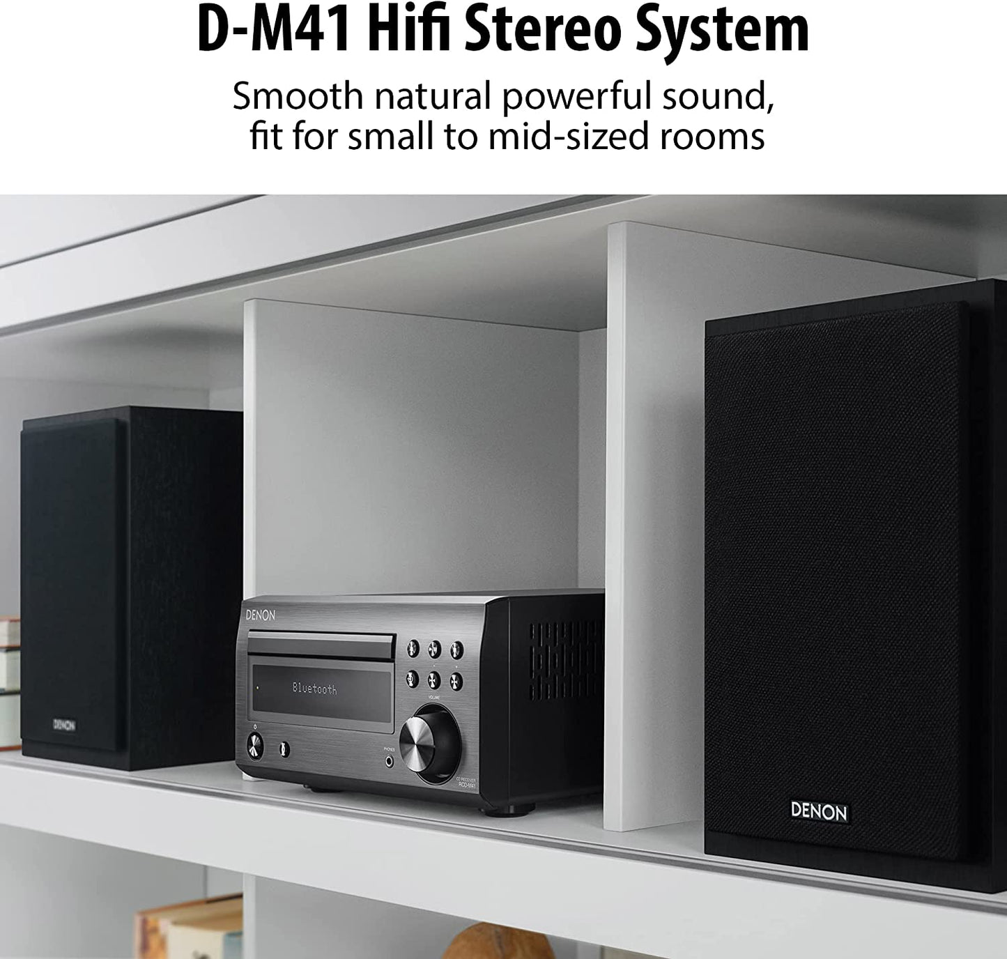 Denon D - M41 Home Theater Mini Amplifier and Bookshelf Speaker (Pair) - electronicsexpo.com - Mini System