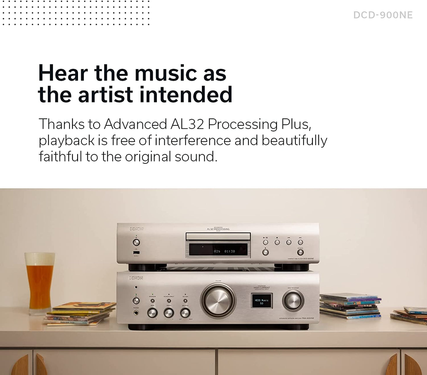 Denon DCD - 900NE CD Player with Advanced AL32 Processing Plus & Integrated USB Port - electronicsexpo.com - CD Players