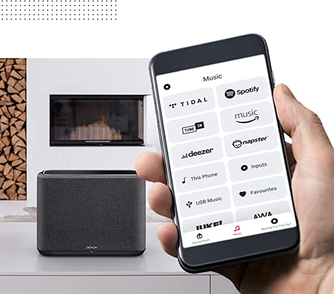 Denon HOME 150 Black Wireless Speaker (Black) - electronicsexpo.com - Multiroom Audio