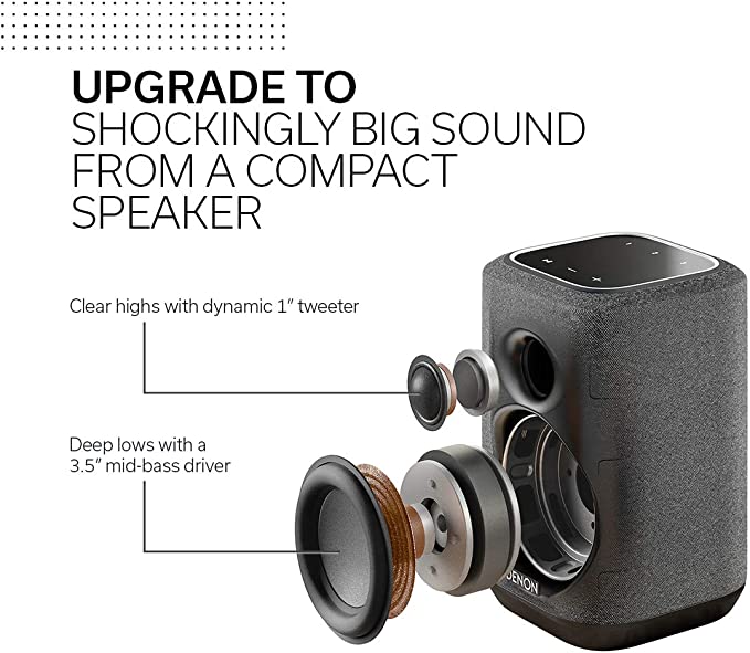 Denon HOME 150 Black Wireless Speaker (Black) - electronicsexpo.com - Multiroom Audio