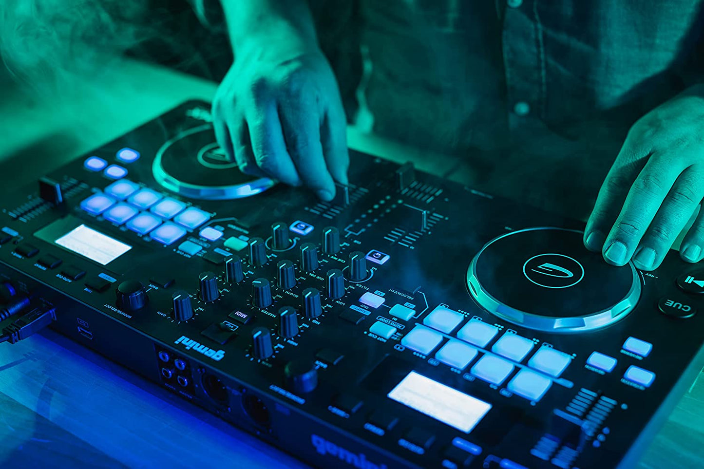 Gemini Sound GMX Stand Alone Professional Audio DJ Multi - Format USB, MP3, WAV and DJ Software Compatible Media Controller System - electronicsexpo.com - Controllers