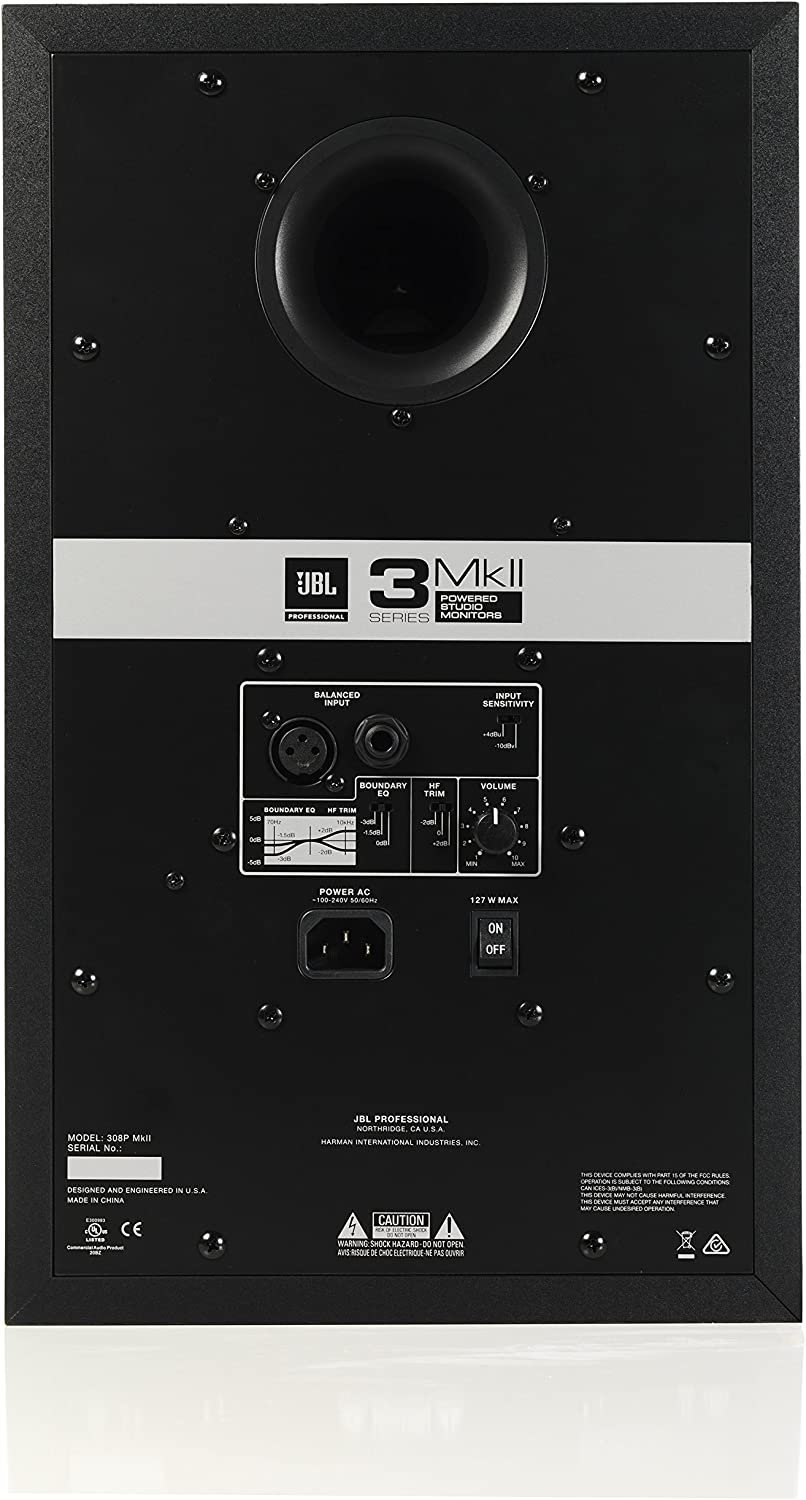 JBL Professional 308P MkII Next - Generation 8" 2 - Way Powered Studio Monitor - electronicsexpo.com - Powered + PA Speakers