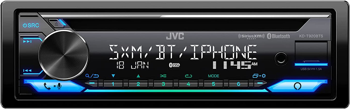 JVC KD - T920BTS Single - DIN Car Stereo Receiver - electronicsexpo.com - Car Stereo Receivers