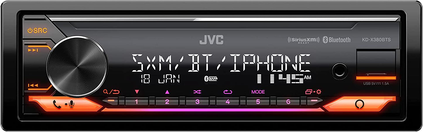 JVC KD - X380BTS Digital Media Receiver - electronicsexpo.com - Car Stereo Receivers