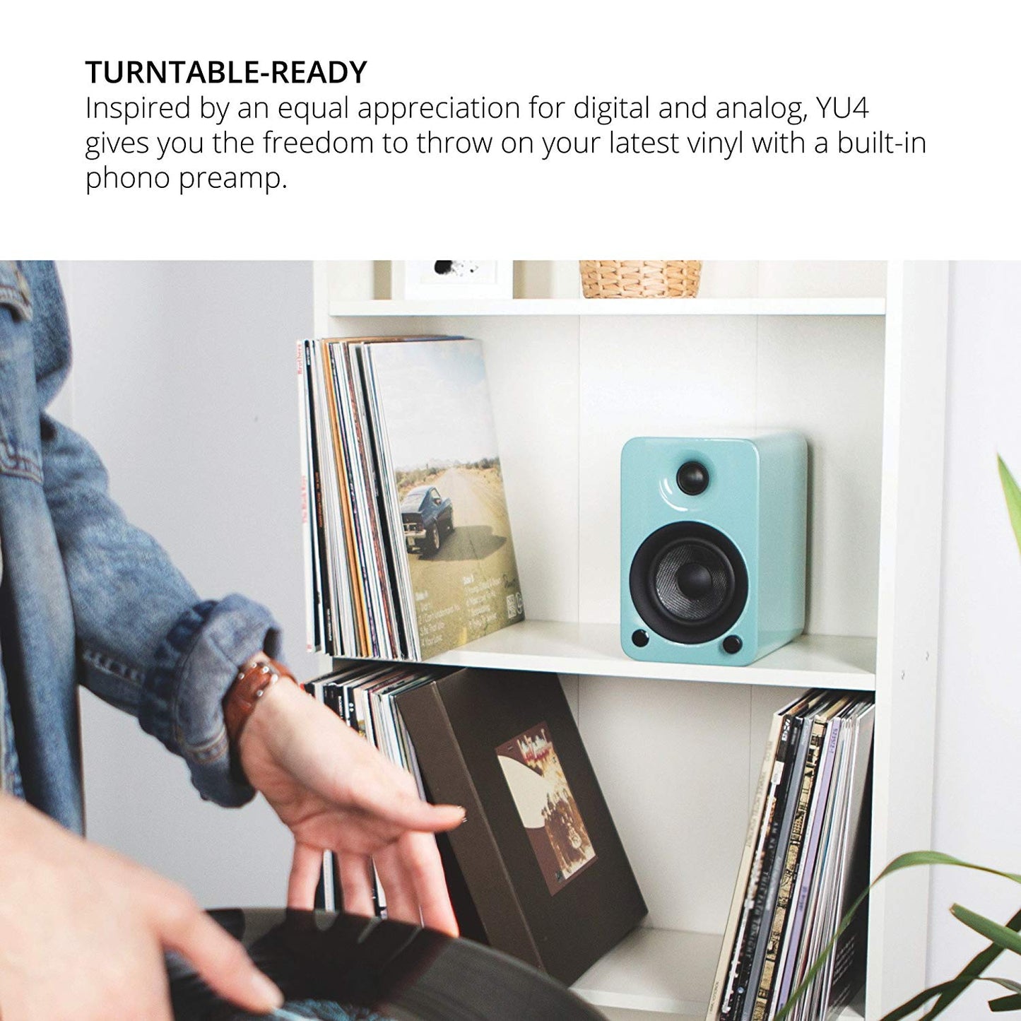 Kanto YU4 Powered Speakers with Bluetooth and Phono Preamp (Pair) - electronicsexpo.com - Powered Speakers