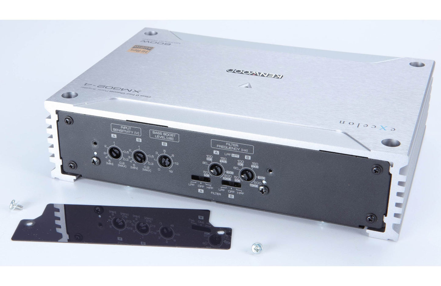 Kenwood Excelon XM302 - 4 4 - Channel Powersports/Marine Amplifier - electronicsexpo.com - Car Amplifiers + Equalizers
