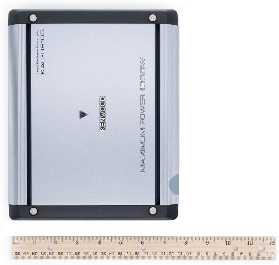 Kenwood KAC - D8105 5 - Channel 1600 Watts Max Power Amplifier - electronicsexpo.com - Car Amplifiers + Equalizers