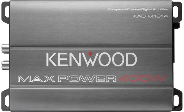 Kenwood KAC - M1814 4 - Channel Compact Bridgeable - electronicsexpo.com - Car Amplifiers + Equalizers