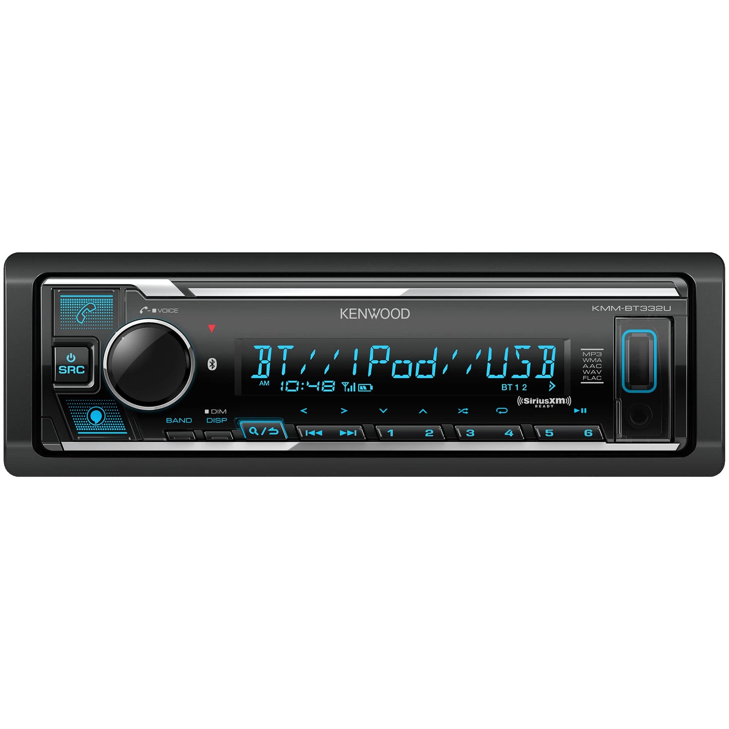 Kenwood KMM - BT332U Digital Media Receiver - electronicsexpo.com - Car Stereo Receivers