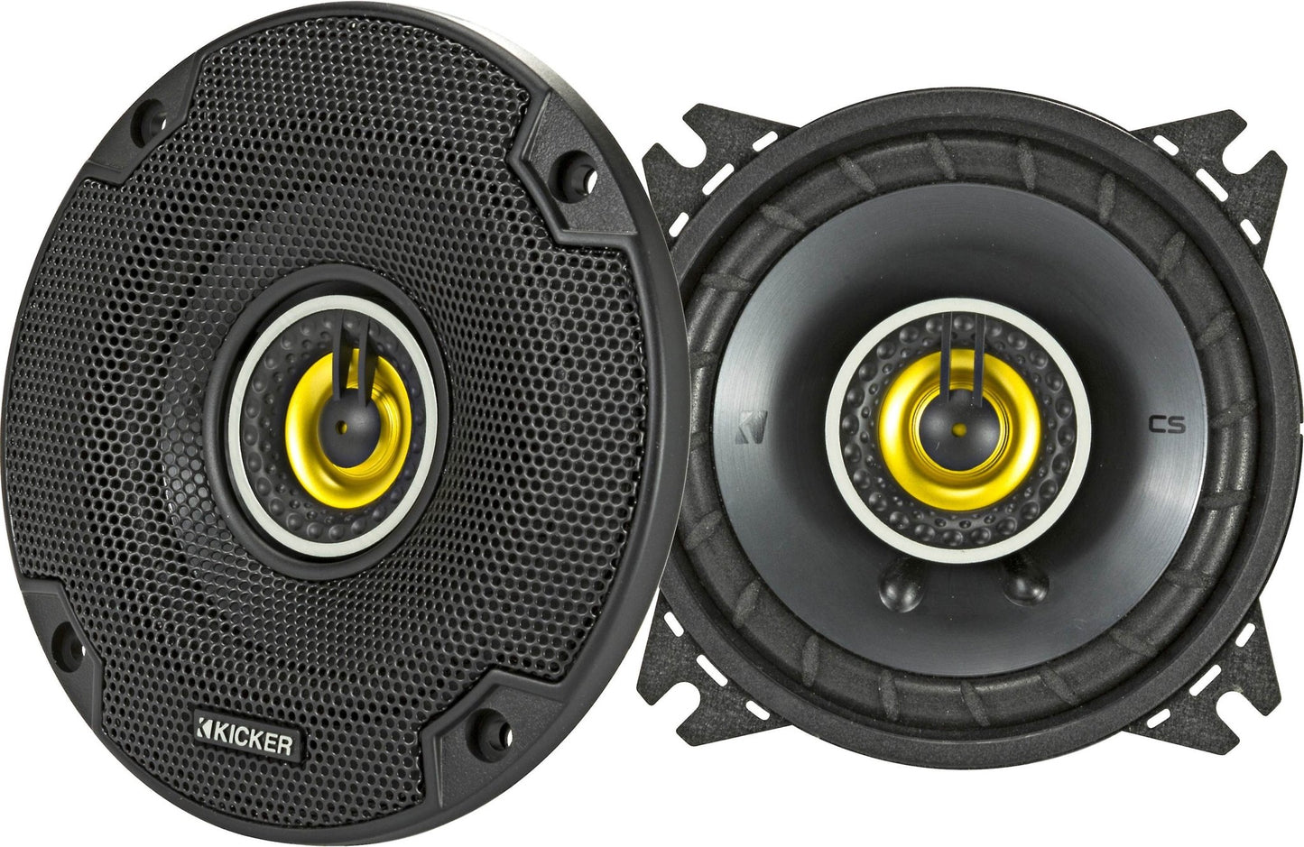 Kicker 46CSC44 CS Series 4" 2 - Way Car Speakers (Pair) - electronicsexpo.com - Car Speakers