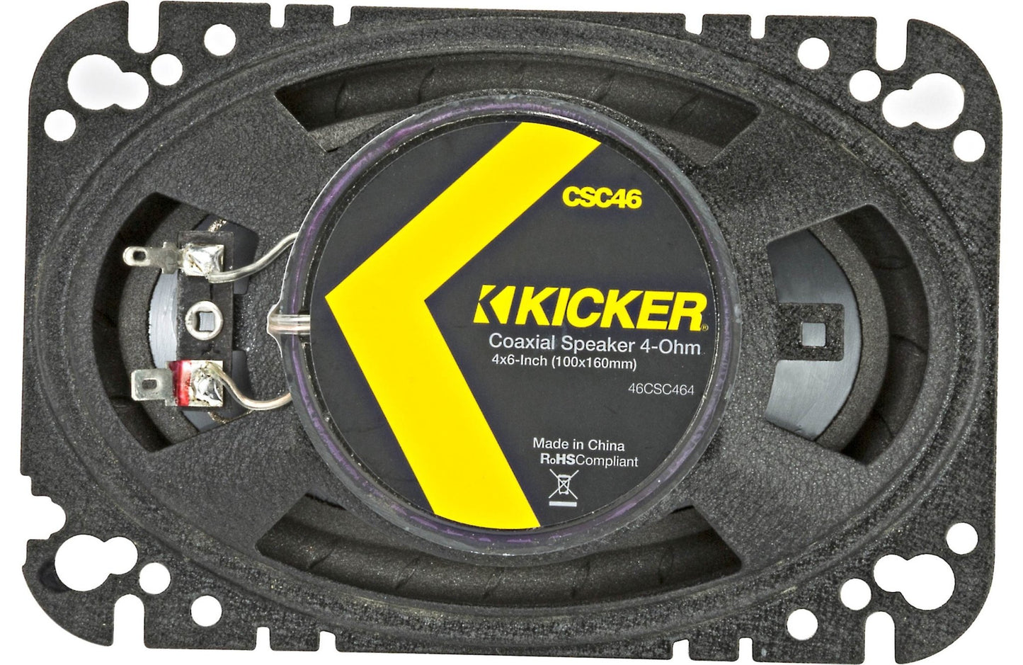 Kicker 46CSC464 CS Series 4x6" 2 - Way Car Speakers (Pair) - electronicsexpo.com - Car Speakers