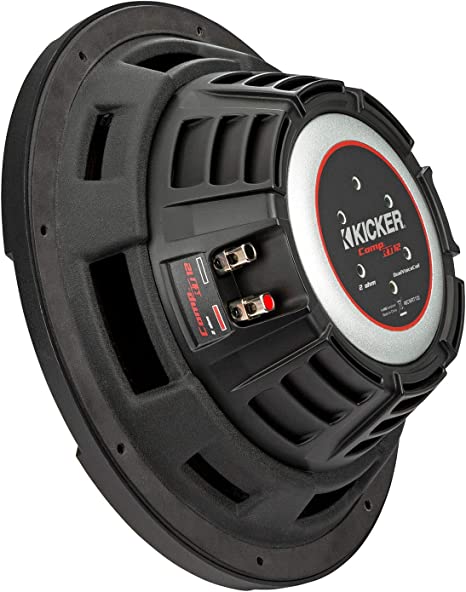Kicker 48CWRT122 CompRT Series Shallow - Mount 12" Subwoofer Dual 2 - ohm Voice Coils - electronicsexpo.com - Car Speakers