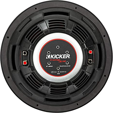 Kicker 48CWRT122 CompRT Series Shallow - Mount 12" Subwoofer Dual 2 - ohm Voice Coils - electronicsexpo.com - Car Speakers