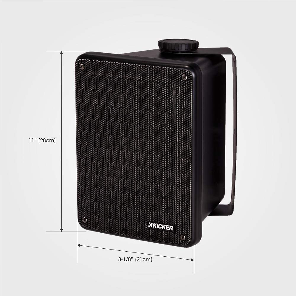 Kicker KB6B 2 - Way Full Range Indoor Outdoor Speakers (Pair) - electronicsexpo.com - Outdoor Speakers