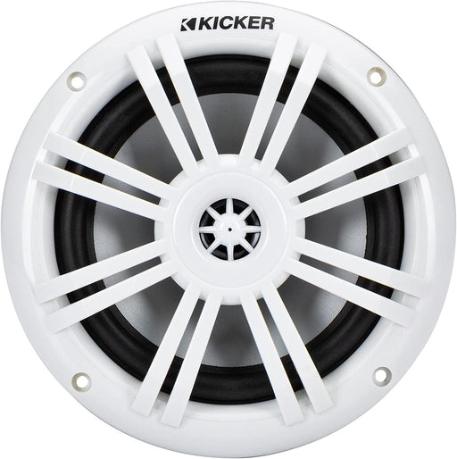 Kicker 49KM604W KM 6.5" 4Ω Marine Coaxial Speakers (Pair)