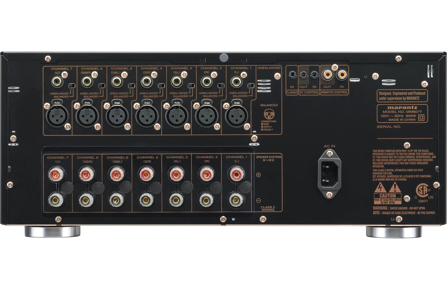 Marantz MM8077 7 - Channel Power Amplifier - electronicsexpo.com - Amplifiers / Pre - Amps