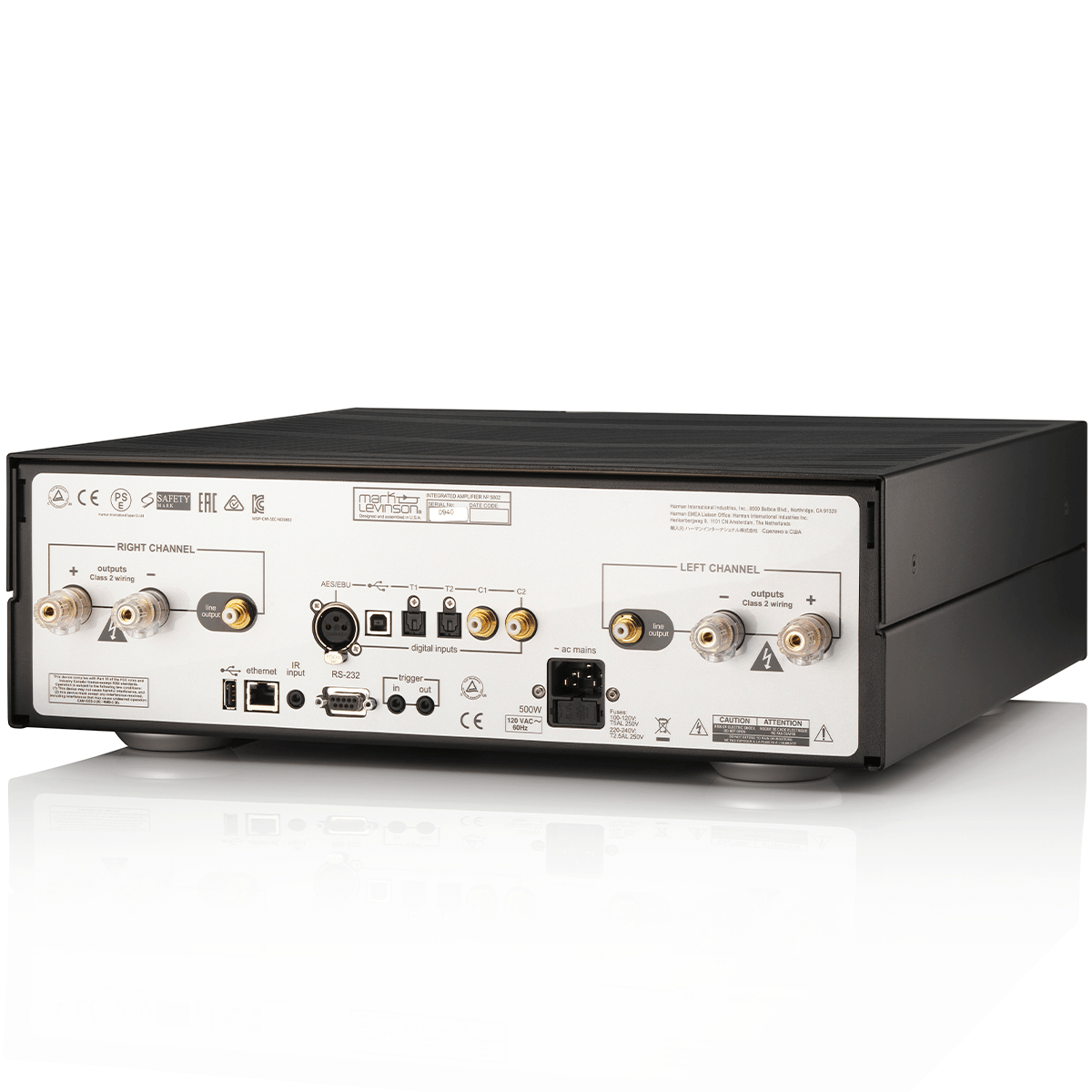 Mark Levinson No.5802 Stereo Integrated Amplifier for Digital Sources - electronicsexpo.com - Integrated Amplifiers
