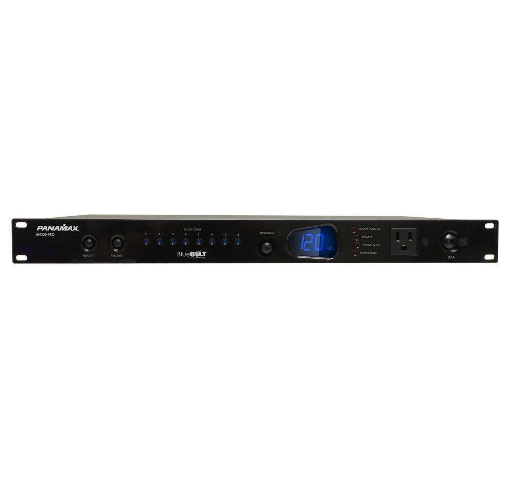 Panamax M4320PRO Power Conditioner/Surge Protector Bluebolt Power Management - 20 Amp - electronicsexpo.com - Power Protection
