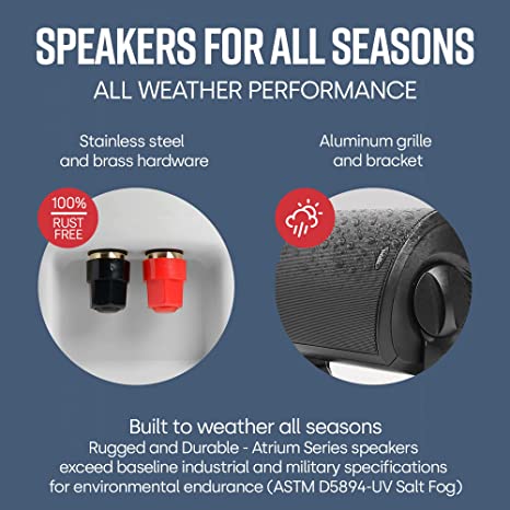 Polk Audio Atrium 4 Outdoor Speakers Pair (Certified Refurbished) - electronicsexpo.com - Outdoor Speakers