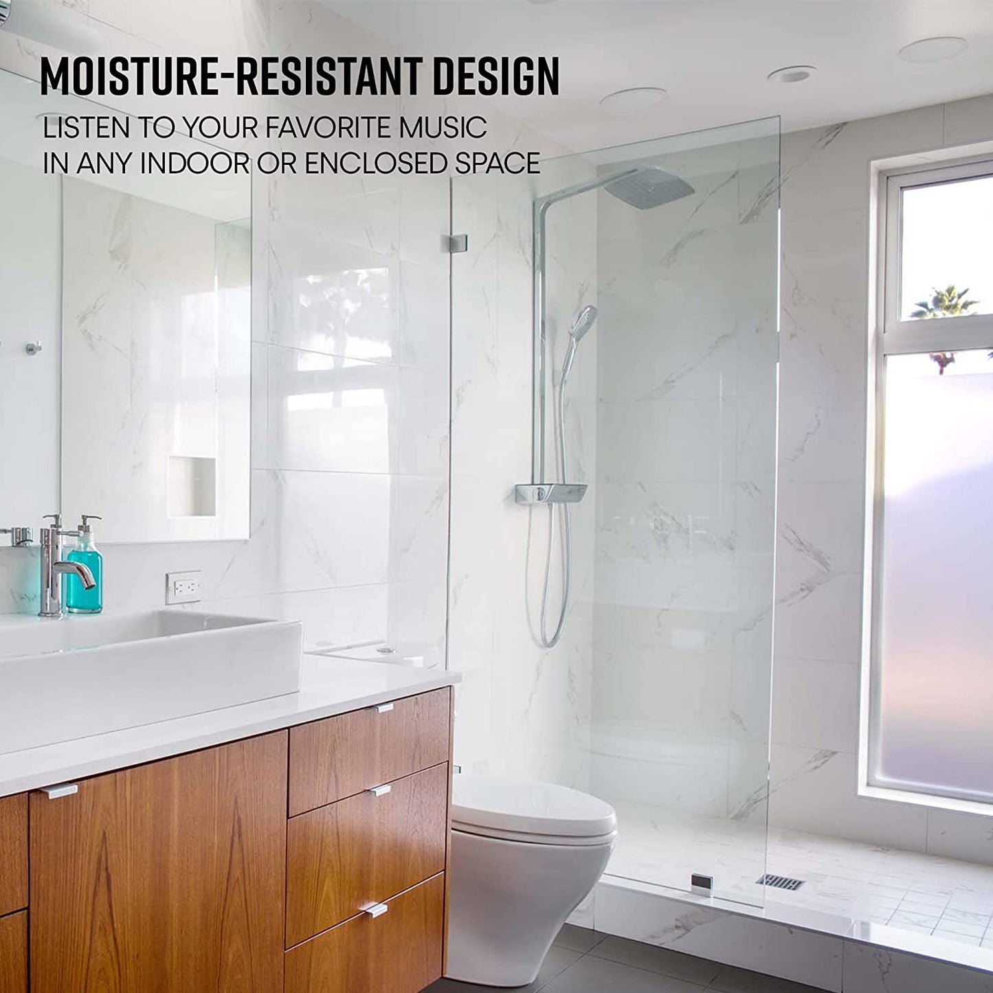 Polk Audio MC80 2 - Way In - Ceiling 8" Speaker (Each/White) - electronicsexpo.com - In Ceiling In Wall Speakers