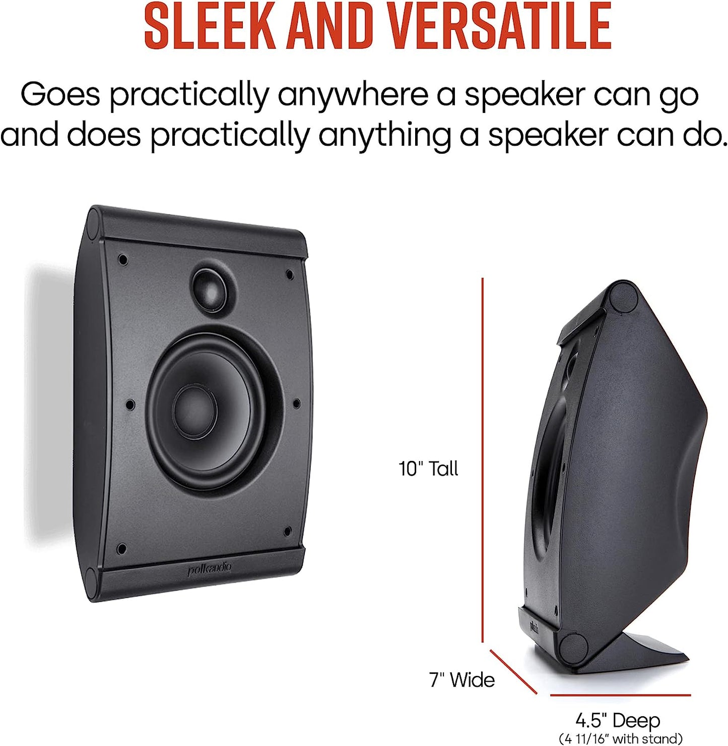 Polk Audio OWM3 Multi - Purpose Home Theater Speakers (Pair) - electronicsexpo.com - Surround Speakers